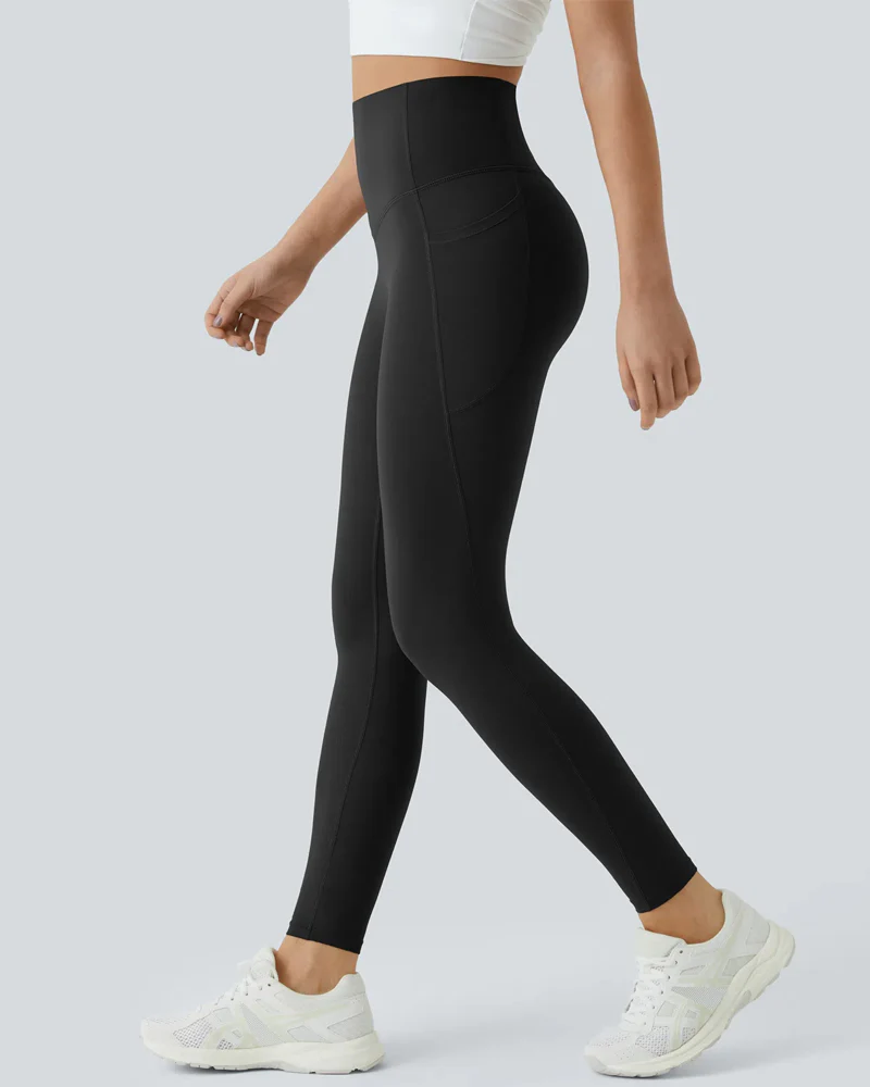 ⚡Flash Sale⚡High Waisted Tummy Control Side Pocket Shaping Training Leggings