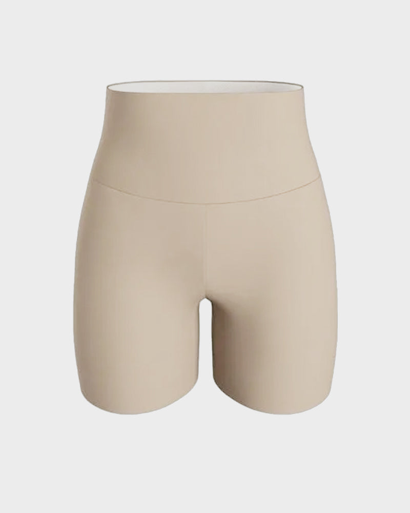 ZenFit Lightweight High-Waist Yoga Shorts - Slim Comfort