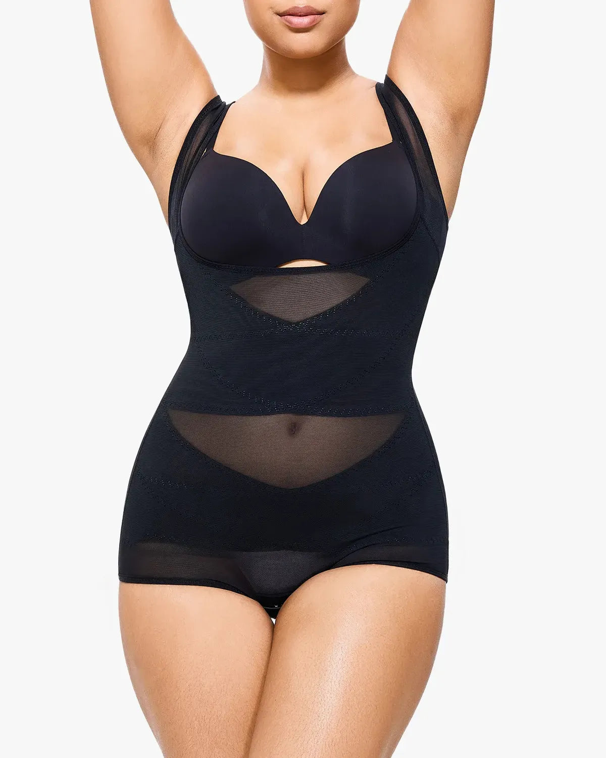 ContourFlex Mesh Tummy Tuck Shapewear U Shape Push Up