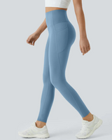 ⚡Flash Sale⚡High Waisted Tummy Control Side Pocket Shaping Training Leggings
