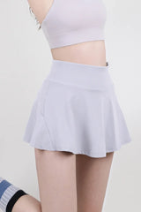 FlexStride High Waist Pleated Active Skirt - Breathable Fit
