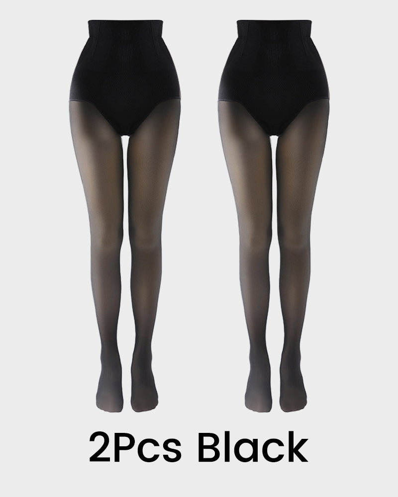 Brand High Waist Sculpting Fleece Lined Tights - Butt Lifter