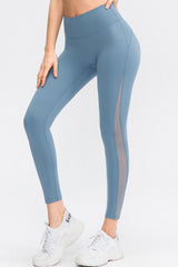 FlexZen Wide Waistband Slim Fit Long Pants - Yoga Comfort