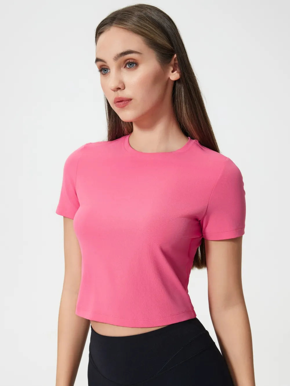 Millennia Round Neck Short Sleeve Active T Shirt Breathable