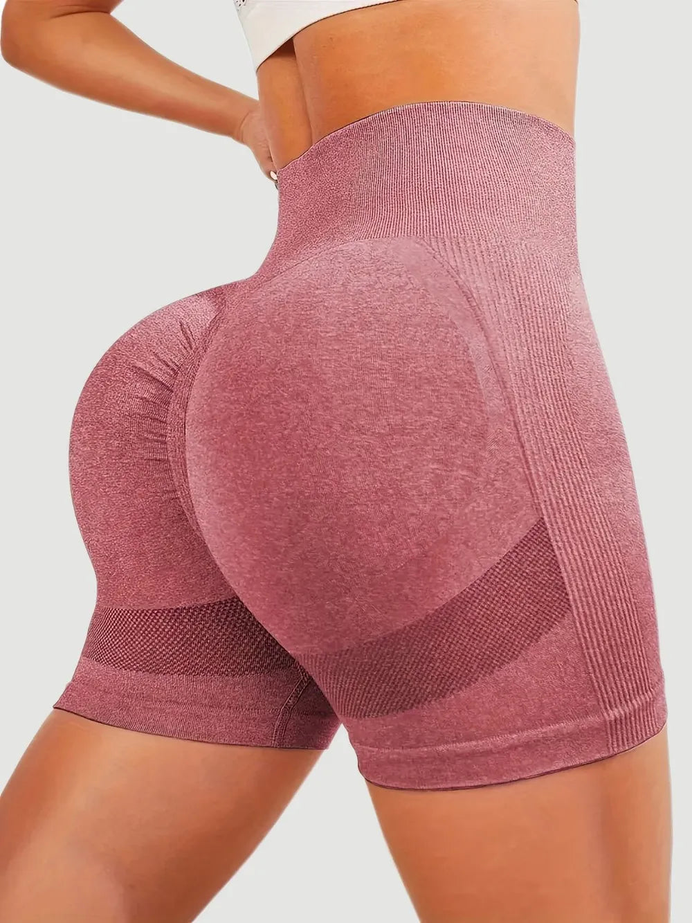 PulseFit High Waist Active Shorts Breathable MoistureWicking