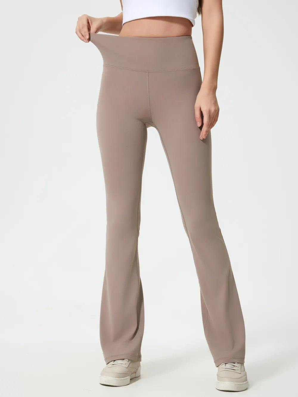 Millennia High Waist Active Pants - Nylon Spandex Comfort
