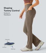 FlexFit High Waisted Tummy Control Leggings - Shaping