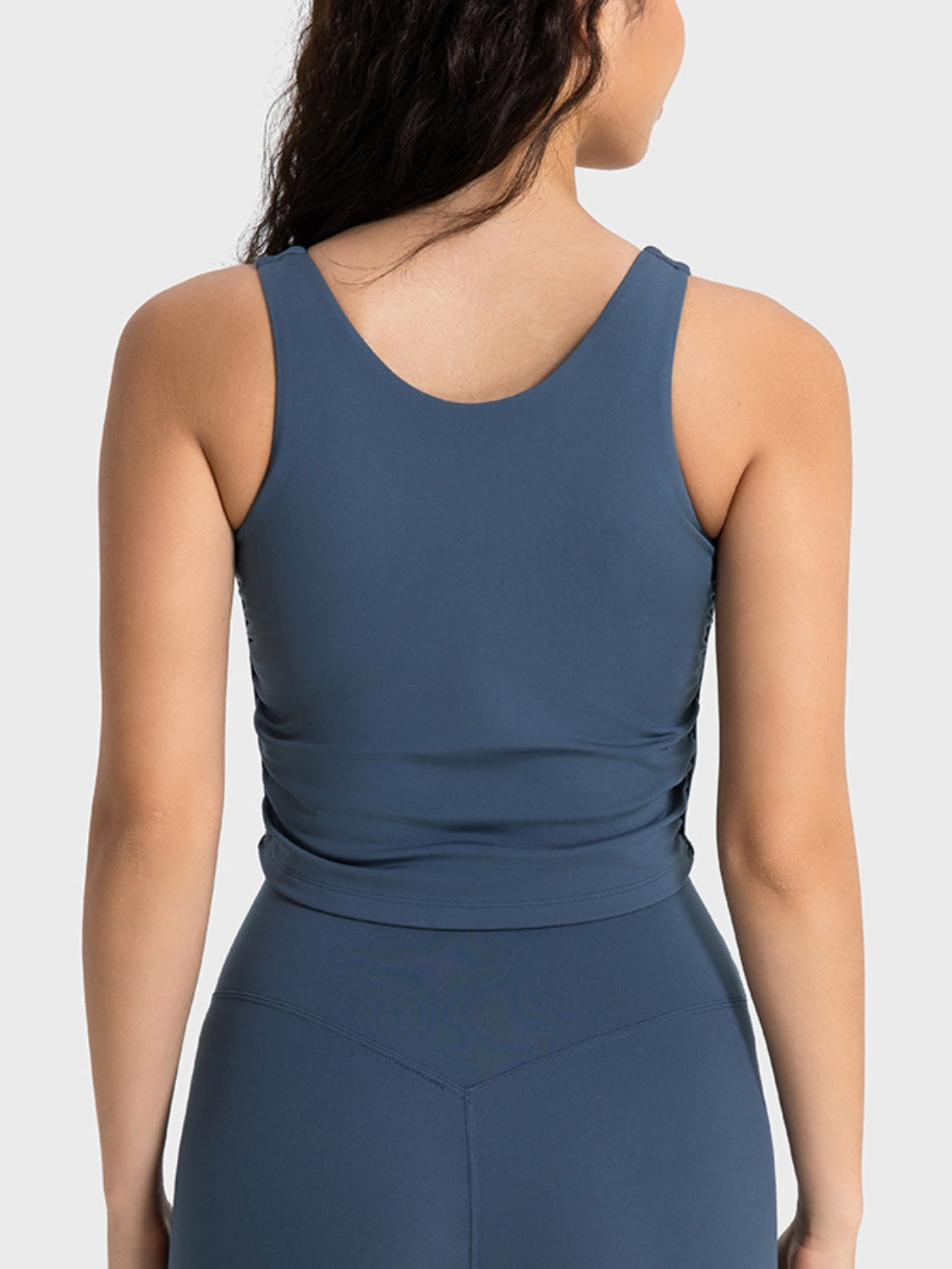 Millennia Cropped Sport Tank Reversible Cutout Design