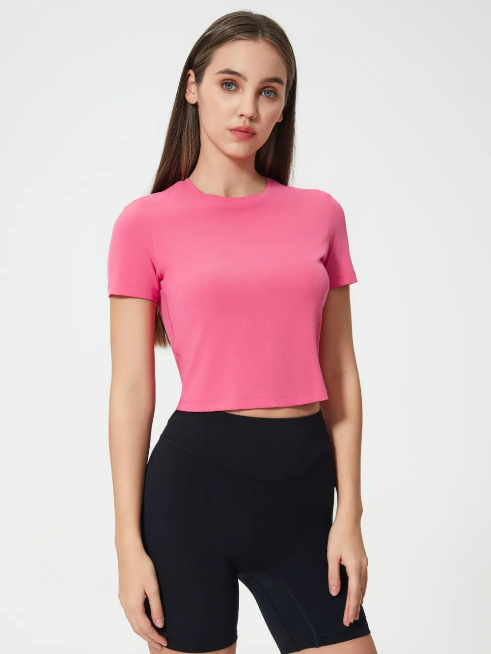 Millennia Round Neck Short Sleeve Active T Shirt Breathable