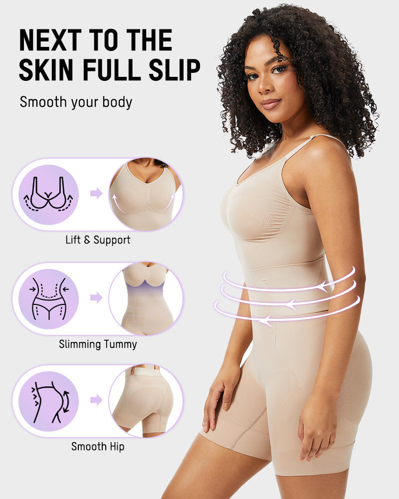 SculptEase All-in-One Sculpting Bodysuit - Easy-Off Design