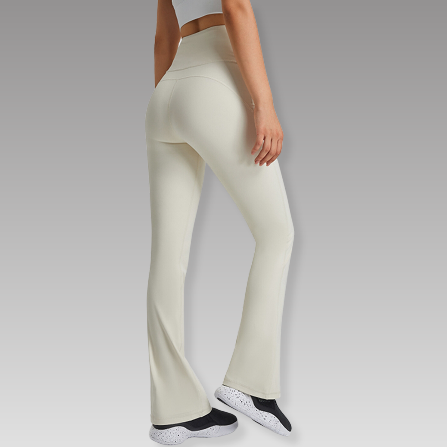 TrueFeat Perfect Flare Active Leggings Non See Through