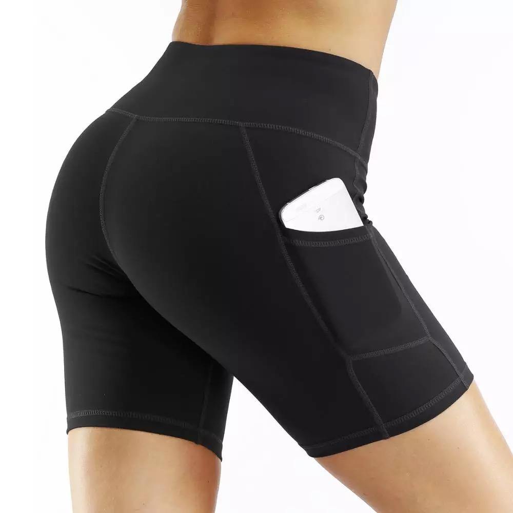 NovaFlex Performance Biker Shorts With Pockets - Phone Keys