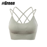 1PC Cotton Sports Bras Women Push Up Solid Sports Bra Jogging Gym Women Sports Bra Girl Underwear Fitness Running Yoga Sport Top