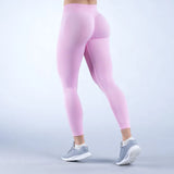 Impact Men's Seamless Yoga Legging Gym Workout Yoga Pants Low Ribbed Band Butt Lifting Women's Sports Fitness Trousers Tights
