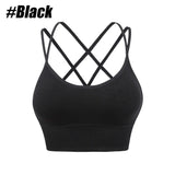 1PC Cotton Sports Bras Women Push Up Solid Sports Bra Jogging Gym Women Sports Bra Girl Underwear Fitness Running Yoga Sport Top