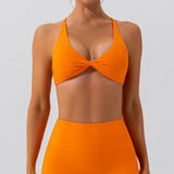 Sexy Gym Top Women Crease Sports Bra Running Back Cross Yoga Bra Breathable Sports Underwear Women Fitness Workout Top Women