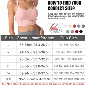 1PC Cotton Sports Bras Women Push Up Solid Sports Bra Jogging Gym Women Sports Bra Girl Underwear Fitness Running Yoga Sport Top