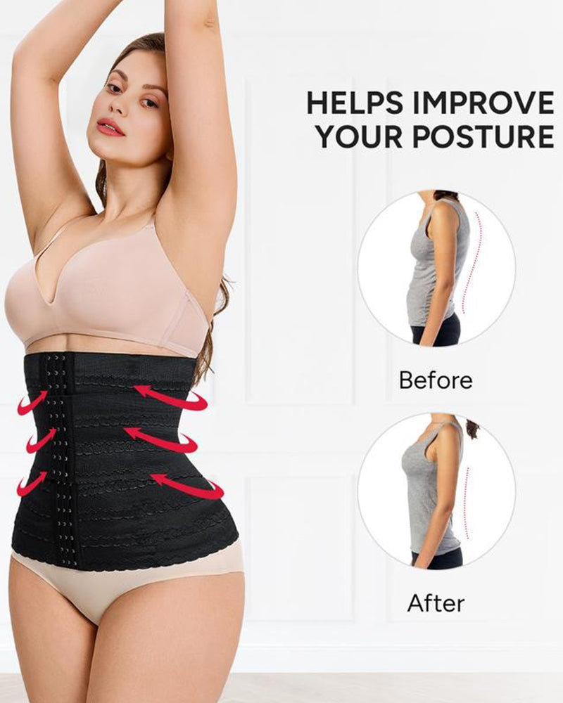 FlexiFit Segmented Waist Trainer Corset - Five Spiral Bones