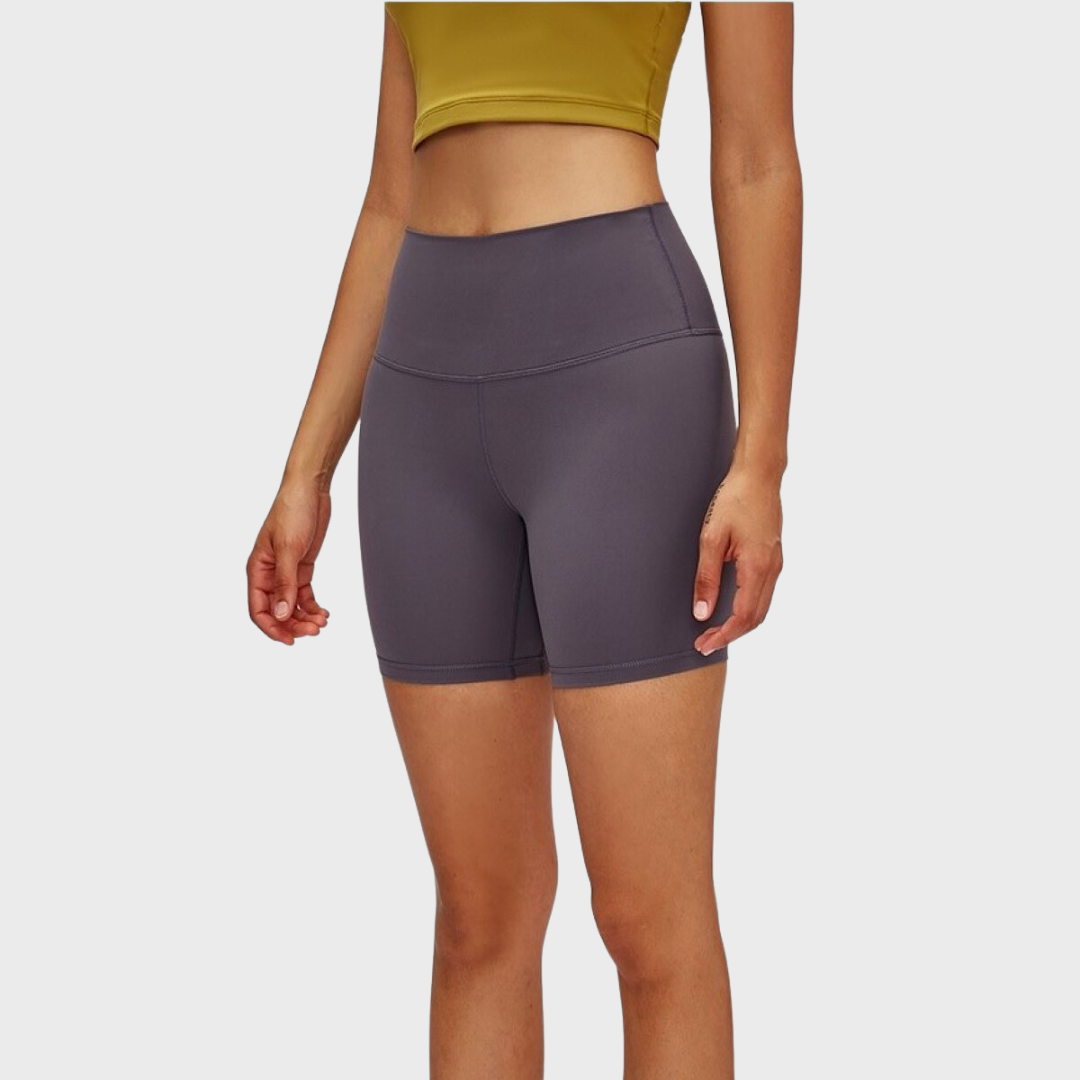 AgeFit High Waist Training Shorts - Flattering Fit