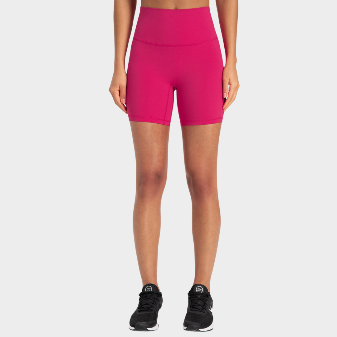 FlexLab High Waist Performance Biker Shorts - Sculpted Fit