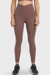 TrueFeat V-Waist Yoga Leggings - Pockets Included Soft Fit
