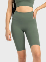 Millennia High Rise Wide Waistband Active Shorts - Secure