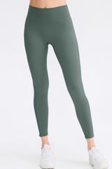 FlexZen Wide Waistband Slim Fit Long Pants - Yoga Comfort