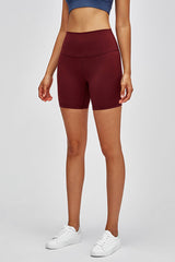 AgeFit High Waist Training Shorts - Flattering Fit
