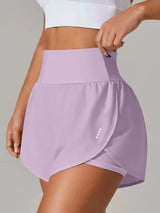 NexFit Pocketed High Waist Active Shorts - All Day Comfort