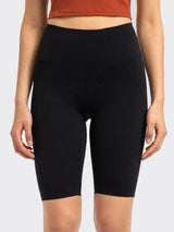 Millennia High Rise Wide Waistband Active Shorts - Secure
