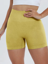 YWXY High Waist Active Shorts - Highly Stretchy Comfort
