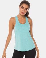FlexFlow Scoop Neck Wide Strap Tank Top - Breathable Fit