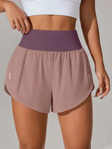 NexFit Pocketed High Waist Active Shorts - All Day Comfort