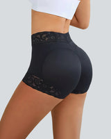 LaceLuxe Classic Lace Butt Lifter Shorts - Moderate Support