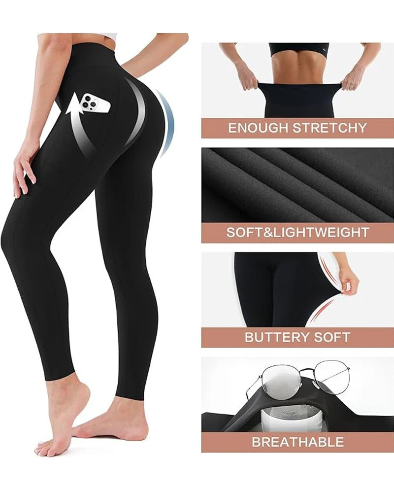 Curvyify High Waist Butt Lift Tummy Control Leggings - Fit
