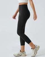 VivaFlex High Waist Tummy Control Capri Leggings - Sculpting